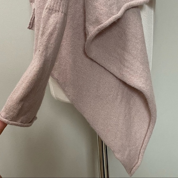 Anthropologie Shae Cashmere Wool Asymmetrical Button Down Cardigan Sweater, Sm - Picture 10 of 13
